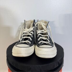 Converse Chuck 70 High-Top Black and White Sneakers